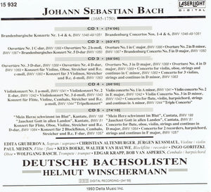 Johann Sebastian BACH - 4 pack of CD's