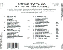 Songs of New Zealand:The New Zealand Māori Chorale (CD)