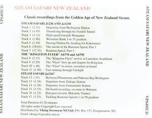 Steam Safari New Zealand (CD)