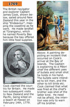 New Zealand Time Line- Pre History to Today- Pocket Guide